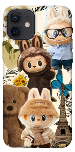 Чехол itsPrint Labubu mood для Apple iPhone 12 Pro (6.1")