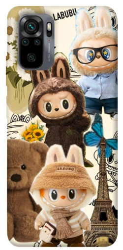 Чехол itsPrint Labubu mood для Xiaomi Redmi Note 10 / Note 10s