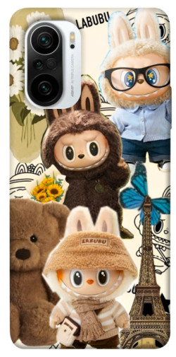 Чехол itsPrint Labubu mood для Xiaomi Redmi K40 / K40 Pro / K40 Pro+ / Poco F3
