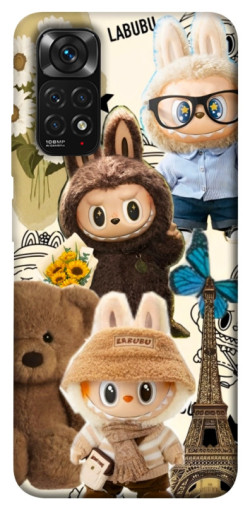 Чехол itsPrint Labubu mood для Xiaomi Redmi Note 11 (Global) / Note 11S