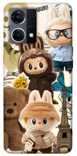 Чехол itsPrint Labubu mood для Oppo Reno 7 4G
