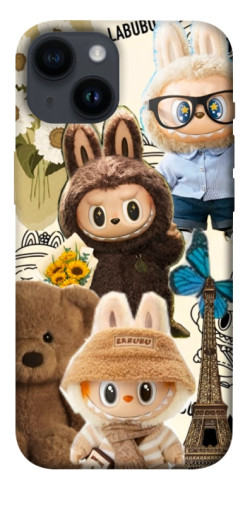 Чехол itsPrint Labubu mood для Apple iPhone 14 (6.1")