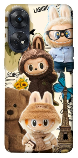 Чехол itsPrint Labubu mood для Oppo Reno 8 T 4G