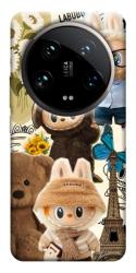 Чехол itsPrint Labubu mood для Xiaomi 14 Ultra
