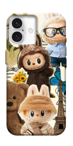 Чехол itsPrint Labubu mood для Apple iPhone 16 Plus (6.7")