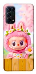 Чехол itsPrint Labubu flower для Oppo Reno 5 4G