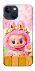 Чехол itsPrint Labubu flower для Apple iPhone 13 mini (5.4")