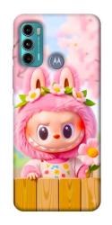Чехол itsPrint Labubu flower для Motorola Moto G60