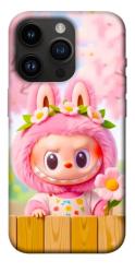 Чехол itsPrint Labubu flower для Apple iPhone 14 Pro (6.1")