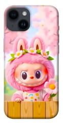 Чехол itsPrint Labubu flower для Apple iPhone 14 (6.1")