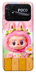 Чехол itsPrint Labubu flower для Xiaomi Poco C40