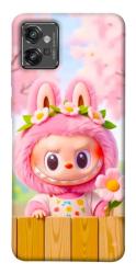 Чехол itsPrint Labubu flower для Motorola Moto G32
