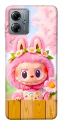 Чохол itsPrint Labubu flower для Motorola Moto G14