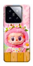 Чехол itsPrint Labubu flower для Xiaomi 14 Pro
