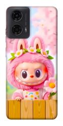 Чохол itsPrint Labubu flower для Motorola Moto G24