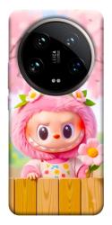 Чехол itsPrint Labubu flower для Xiaomi 14 Ultra