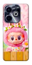Чехол itsPrint Labubu flower для Infinix Hot 40i