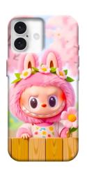Чехол itsPrint Labubu flower для Apple iPhone 16 Plus (6.7")