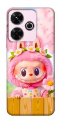 Чехол itsPrint Labubu flower для Xiaomi Redmi 13 4G / Poco M6 4G