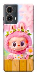 Чехол itsPrint Labubu flower для Motorola Moto G85