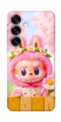 Чехол itsPrint Labubu flower для Samsung Galaxy S25