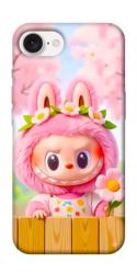 Чехол itsPrint Labubu flower для Apple iPhone 16e (6.1")