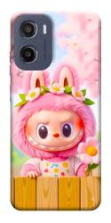 Чехол itsPrint Labubu flower для Motorola Moto G05