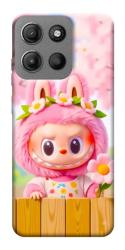 Чехол itsPrint Labubu flower для Motorola Moto G15 4G