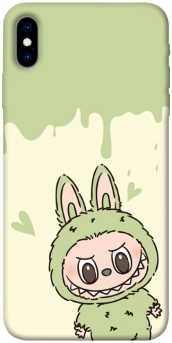 Чехол itsPrint Labubu green для Apple iPhone X (5.8")
