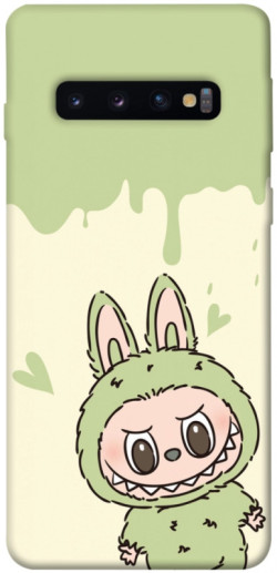 Чехол itsPrint Labubu green для Samsung Galaxy S10