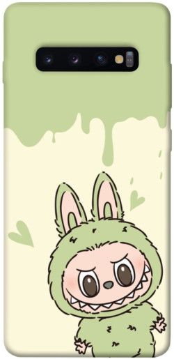 Чехол itsPrint Labubu green для Samsung Galaxy S10+