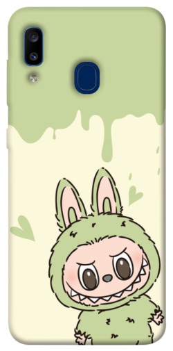Чехол itsPrint Labubu green для Samsung Galaxy A20 / A30