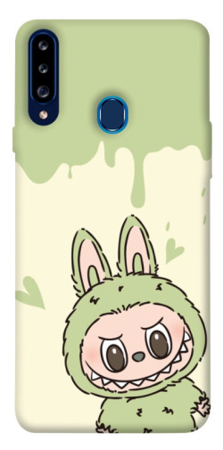 Чехол itsPrint Labubu green для Samsung Galaxy A20s