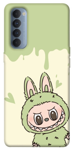 Чехол itsPrint Labubu green для Oppo Reno 4 Pro