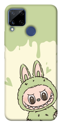Чехол itsPrint Labubu green для Realme C15