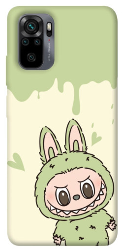 Чехол itsPrint Labubu green для Xiaomi Redmi Note 10 / Note 10s