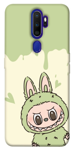Чехол itsPrint Labubu green для Oppo A5 (2020) / Oppo A9 (2020)