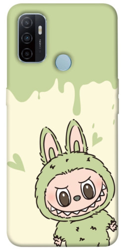 Чехол itsPrint Labubu green для Oppo A53 / A32 / A33