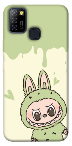 Чехол itsPrint Labubu green для Infinix Hot 10 Lite