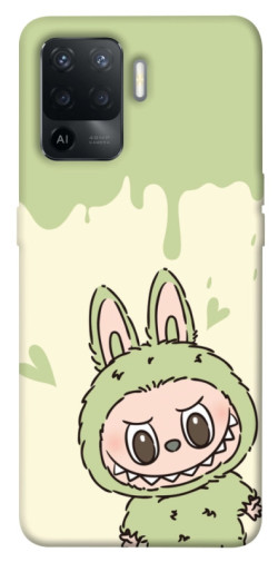 Чехол itsPrint Labubu green для Oppo Reno 5 Lite