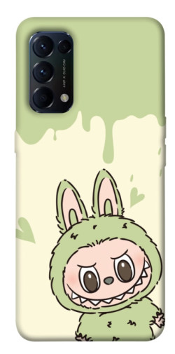 Чехол itsPrint Labubu green для Oppo Reno 5 4G