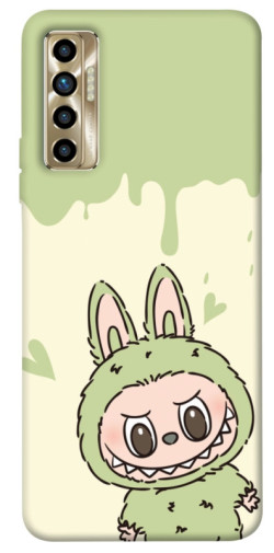 Чохол itsPrint Labubu green для TECNO Camon 17P