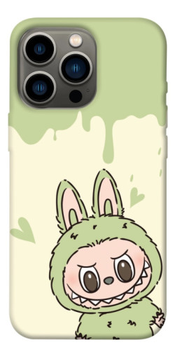 Чехол itsPrint Labubu green для Apple iPhone 13 Pro (6.1")