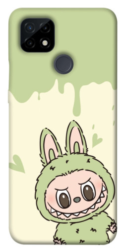 Чехол itsPrint Labubu green для Realme C21