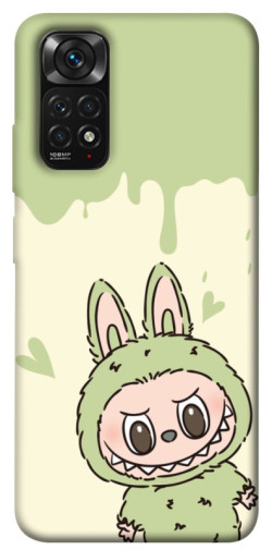 Чехол itsPrint Labubu green для Xiaomi Redmi Note 11 (Global) / Note 11S
