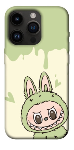 Чехол itsPrint Labubu green для Apple iPhone 14 Pro (6.1")