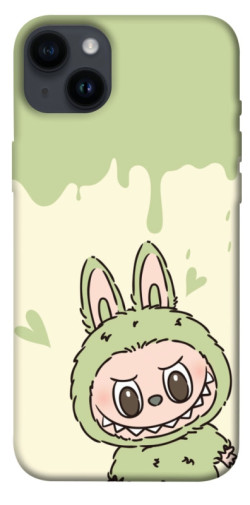Чехол itsPrint Labubu green для Apple iPhone 14 Plus (6.7")