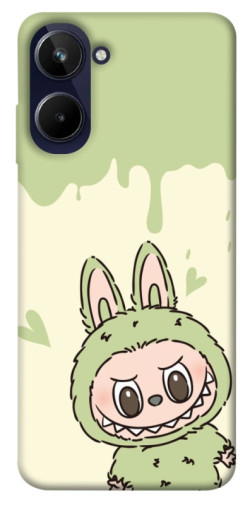 Чехол itsPrint Labubu green для Realme 10 4G