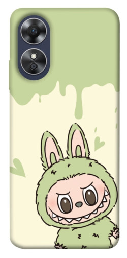 Чехол itsPrint Labubu green для Oppo A17