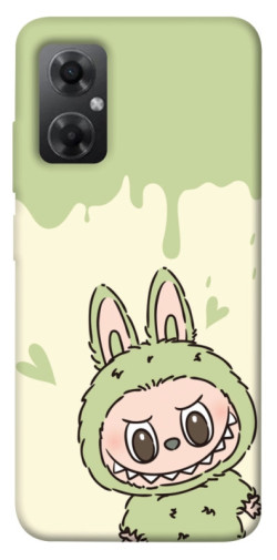 Чехол itsPrint Labubu green для Xiaomi Redmi Note 11R